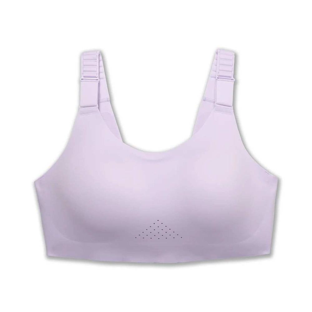 New Brooks Scoopback 2.0 Sports Bra Women 30C/D Lavender Purple Run Gym Lilac